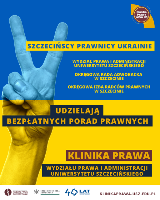 Bezpłatne porady prawne dla obywateli Ukrainy i ich rodzin