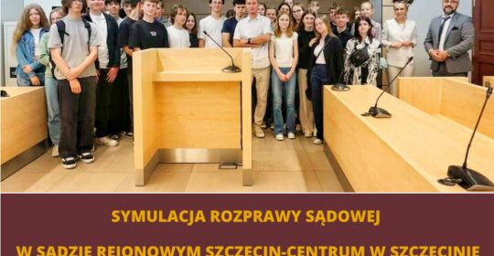 Lekcja Prawa dla uczniów V LO w Szczecinie