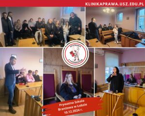 Spotkanie z paragrafem z uczniami Prywatnej Szkoły Branżowej w Łobzie