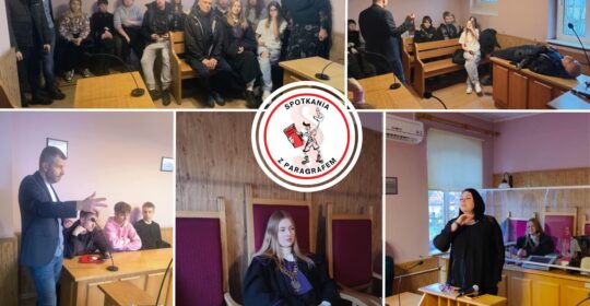 Spotkanie z paragrafem z uczniami Prywatnej Szkoły Branżowej w Łobzie