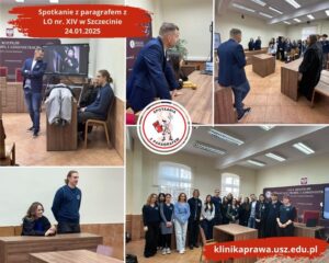 Spotkanie z Paragrafem z uczniami XIV LO w Szczecinie