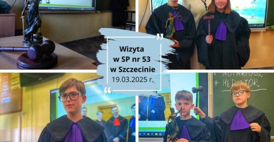 Prawo oczami najmłodszych – Spotkanie z paragrafem w SP nr 53 w Szczecinie