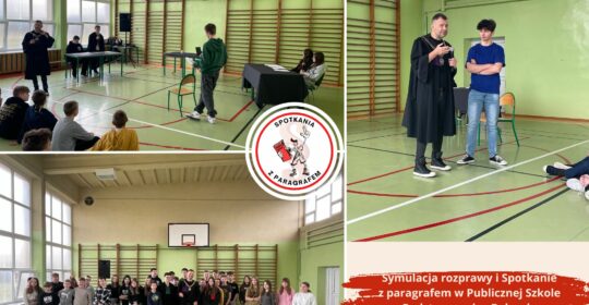 Spotkania z paragrafem w Publicznej Szkole Podstawowej w Bełcznie, 14.03.2025 r.