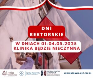 1-4.05.2025 r. Dni Rektorskie