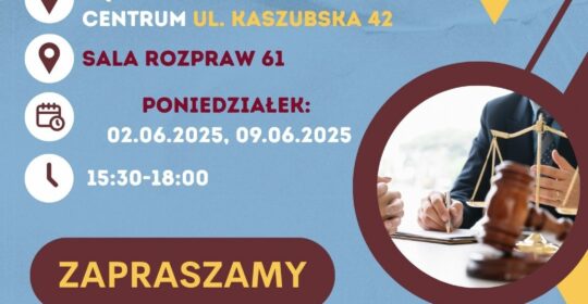 Mobilne dyżury Kliniki Prawa w Sądzie Rejonowym Szczecin-Centrum