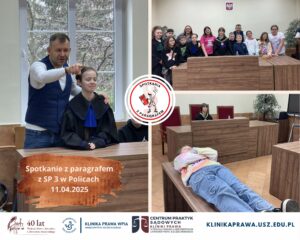 Spotkania z Paragrafem z uczniami SP 7 w Szczecinie i SP 3 w Policach