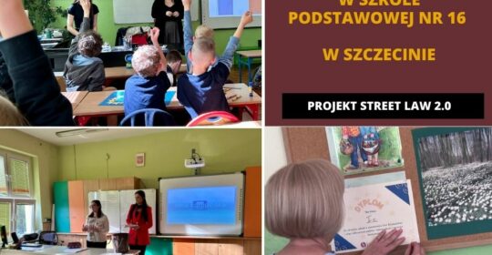 Street Law w SP nr 16 w Szczecinie