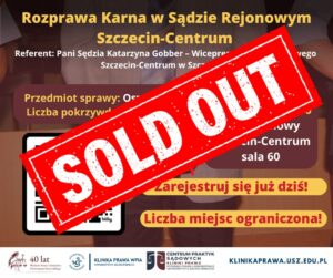 Zaproszenie na rozprawę karną – wyjątkowa okazja edukacyjna!