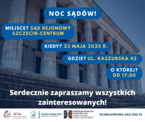 Zaproszenie do współtworzenia Nocy Sądów