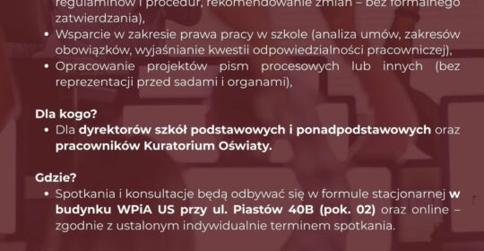 Akademia Prawa dla Szkół – nowy projekt Kliniki Prawa