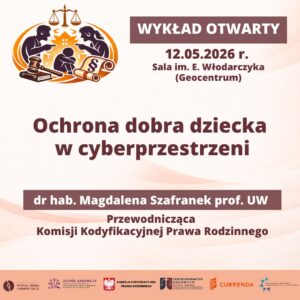 Zaproszenie na wykład otwarty pt. Ochrona dobra dziecka w cyberprzestrzeni