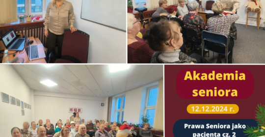 Spotkanie z Seniorami z Akademii Seniora