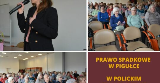 Wykład dr E. Jędrzejewskiej w Polickim Uniwersytecie Trzeciego Wieku