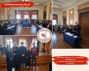Symulacja rozprawy sądowej w LO Chrobry w Gryficach
