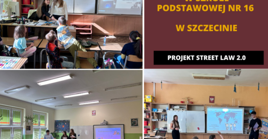 Street Law w SP nr 16 w Szczecinie